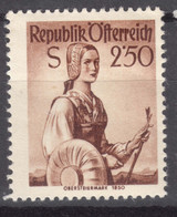 Austria 1952 Damen, Dames, Ladies Mi#979 Mint Hinged - Unused Stamps