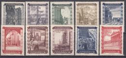 Austria 1948 Mi#858-867 Mint Never Hinged - Used Stamps