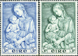 164402 MNH IRLANDA 1954 AÑO MARIANO - Lots & Serien