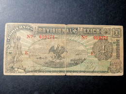 MEXICO 1 PESO 1915 P S-709 USADO USED - Mexique