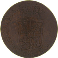 LaZooRo: Spain Catalonia 6 Quartos 1843 VF - Monete Provinciali
