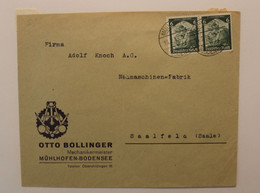 1935 Mühlhofen Bodensee Deutsches Dt Reich Cover Mi 566 - Briefe U. Dokumente