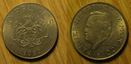 Monaco - 10 Francs 1982 - 1960-2001 Nouveaux Francs