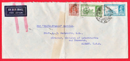 India 1938 Cover To USA (AZ) - Buste