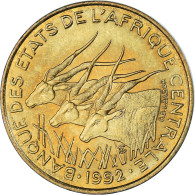 Monnaie, États De L'Afrique Centrale, 5 Francs, 1992 - República Centroafricana