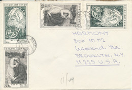 Czechoslovakia Cover Sent To USA 14-9-1977 ?? - Lettres & Documents