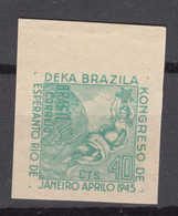 Brazil Brasil 1945 Mi#666 Mint Never Hinged Imperforated - Unused Stamps