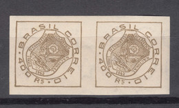 Brazil Brasil 1942 Mi#580 Mint Never Hinged Imperforated Pair - Neufs