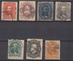 Brazil Brasil 1866 Mi#23-29 Used Complete Set - Gebraucht