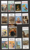 2022 - VATICANO - AE2D - ANNATA CON 24 FRANCOBOLLI - 5 BF - 1 LIBRETTO - 3 MINIFOGLI - INVIO GRATUITO - Unused Stamps