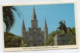 AK 114470 USA - Louisiana - New Orleans - The St. Louis Cathedral And Jackson Memorial - New Orleans