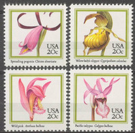 USA 1984 Orchids. Postfris MNH** Scott No. 2076-2079 - Ungebraucht