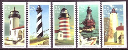 USA 1991 Lighthouses  Postfris MNH** Scott No. 2470-2474 - Ungebraucht