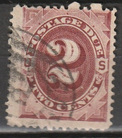 USA 1884 Postage Due 2 Cents. Scott No. J16 - Portomarken