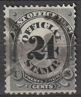 USA 1873 Official Stamps - Post Office Dep., 24 Cents, Used Scott Nr. O54 - Dienstzegels