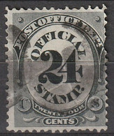 USA 1873 Official Stamps - Post Office Dep., 24 Cents, Used Scott Nr. O54 - Dienstmarken