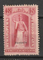 USA 1875 Newspaper And Periodical Stamps 48c -Yv. Nr 16. Unused FACSIMILE  See Description. - Giornali & Periodici