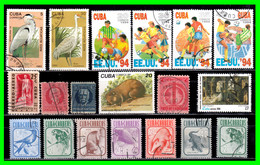 CUBA ( AMERICA DEL NORTE ) LOTE DE SELLOS DE DIFERENTE AÑOS Y VALORES - Collections, Lots & Series