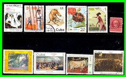 CUBA ( AMERICA DEL NORTE ) LOTE DE SELLOS DE DIFERENTE AÑOS Y VALORES - Collections, Lots & Series