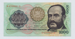 PERU - 1000 1 000 SOLES DE ORO NOTE 1st ISSUE P-116 1976 - AU - Pérou