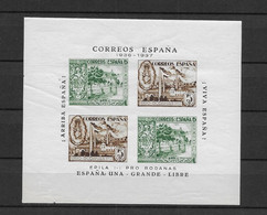 LOTE 2112B ///  GUERRA CIVIL - HB EPILA PRO RODANAS **MNH PEQUEÑA ROTURA EN UNA ESQUINA - Nationalistische Uitgaves