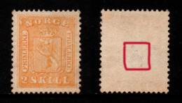 1113 - NORWAY 1863 - SCOTT#: 6 - MNG - VERY SMALL THIN - Ongebruikt