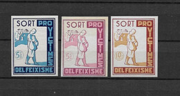 LOTE 2112C ///  (C100) GUERRA CIVIL - SORT **MNH  SIN DENTAR - Emisiones Repúblicanas