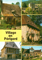 CPSM Un Village En Périgord-Urval-Multivues       L2063 - Les Eyzies