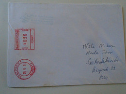 D193924 Hungary Cover -EMA Red Meter Freistempel 2001 Királyszentistván Veszprém- Cserkész - Scouts-Pfadfinder -Scouting - Automaatzegels [ATM]