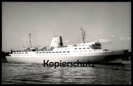 ÄLTERE ORIGINAL FOTO POSTKARTE PRINSESSE RAGNHILD FÄHRSCHIFF FÄHRE Ferry Schiff Motorschiff Ship Cpa Photo Postcard AK - Steamers