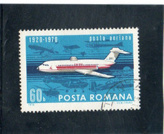 ROUMANIE    1970  Poste Aérienne  Y. T. N° 223  Oblitéré - Usado