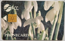 UK ACC Phonecard 50 Units " Snowdrops " - Emissioni Imprese