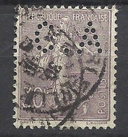 France   N° 133 Perforé  CA     Oblitéré  B/TB     Voir Scans  Soldes ! ! ! - Used Stamps