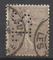 France   N° 133 Perforé  TS      Oblitéré  B/TB     Voir Scans  Soldes ! ! ! - Used Stamps