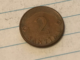 Münze Münzen Umlaufmünze Lettland 2 Santimi 2000 - Latvia