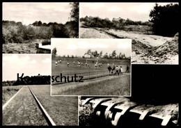 ÄLTERE POSTKARTE BERGISCH GLADBACH HAND BAU SPORTPLATZ BLAU WEISS HAND Fussball Soccer Spiel Ansichtskarte Cpa Postcard - Bergisch Gladbach