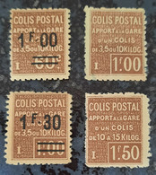 FRANCE - Colis Postaux - N° 47 / 48 / 49 / 50 - 1926 - Otros & Sin Clasificación