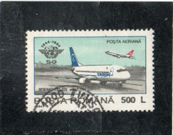 ROUMANIE    1994  Poste Aérienne  Y. T. N° 315  à  318  Incomplet  Oblitéré - Used Stamps