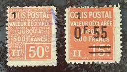 FRANCE - Colis Postaux - N° 57 / 58 - 1926 - Otros & Sin Clasificación