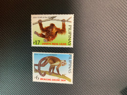 Philippines Stamp New Year Zodiac Monkey MNH Set - Gorilla's