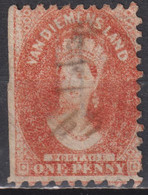 Timbre Oblitéré De Tasmanie De 1867 N°one Penny - Used Stamps