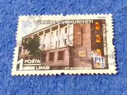 TÜRKEY--2000--2010-       1TL    DAMGALI - Used Stamps