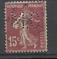 France         N° 189        Perforé MC     Oblitéré  B/ TB     Voir Scans  Soldes ! ! ! - Used Stamps