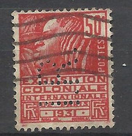 France         N° 272      Perforé    I.R.           Oblitéré  B/ TB     Voir Scans  Soldes ! ! ! - Used Stamps