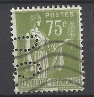 France         N° 284A     Perforé   DC           Oblitéré  B/ TB     Voir Scans  Soldes ! ! ! - Used Stamps