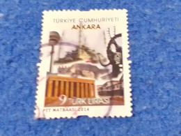 TÜRKEY--2010--2020-       9TL  DAMGALI - Used Stamps