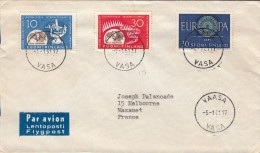 1961, LETTRE FINLANDE, VAASA Pour FRANCE /5296 - Briefe U. Dokumente