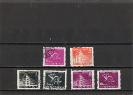 ROUMANIE    1957  Y. T. N° 121  à  126  Incomplet  Oblitéré - Postage Due