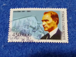 TÜRKEY--2000--2010-       450 000TL  DAMGALI - Used Stamps