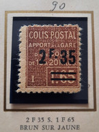 FRANCE - Colis Postaux - Type E - N°90*  - 1928/29 - Andere & Zonder Classificatie